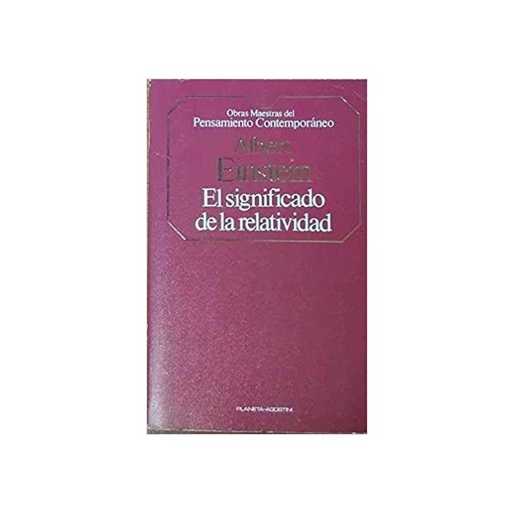 El Significado De La Relatividad
