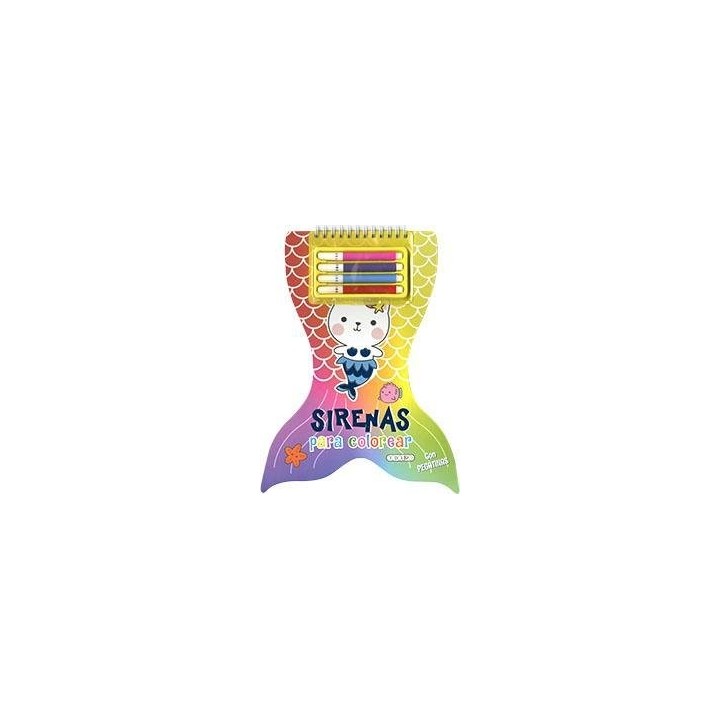 SIRENAS PARA COLOREAR