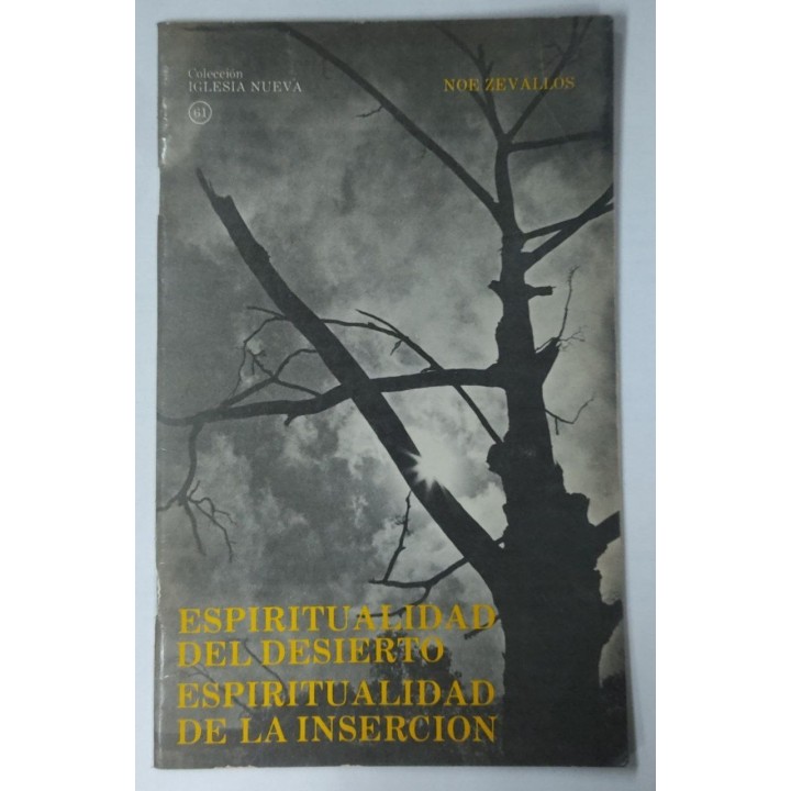 Espiritualidad del desierto. Espiritualidad de la insercion