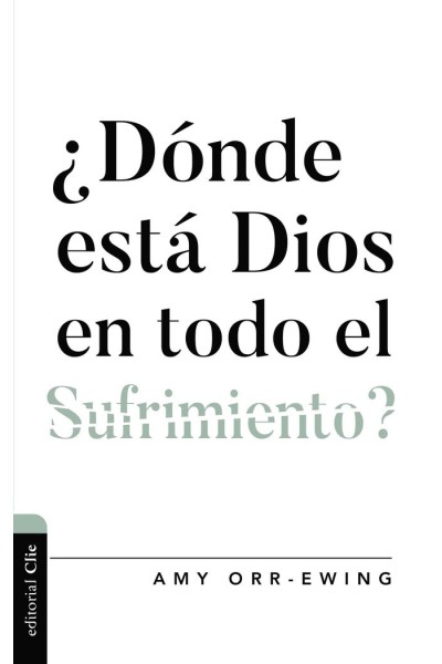 DONDE ESTA DIOS EN TODO EL SUFRIMIENTO