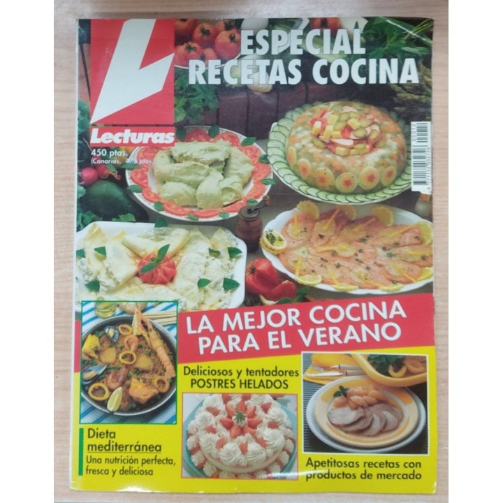 Revista Lecturas. Especial Recetas Cocina. La mejor cocina para el verano
