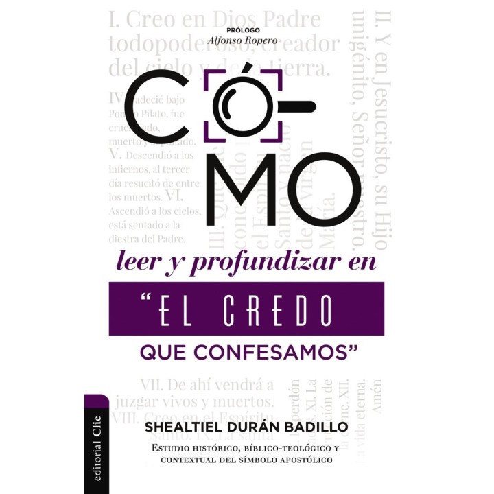 COMO LEER Y PROFUNDIZAR EN EL CREDO QUE CONFESAMOS
