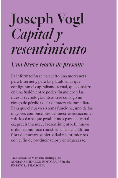 CAPITAL Y RESENTIMIENTO