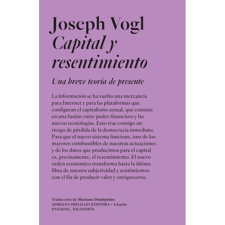 CAPITAL Y RESENTIMIENTO