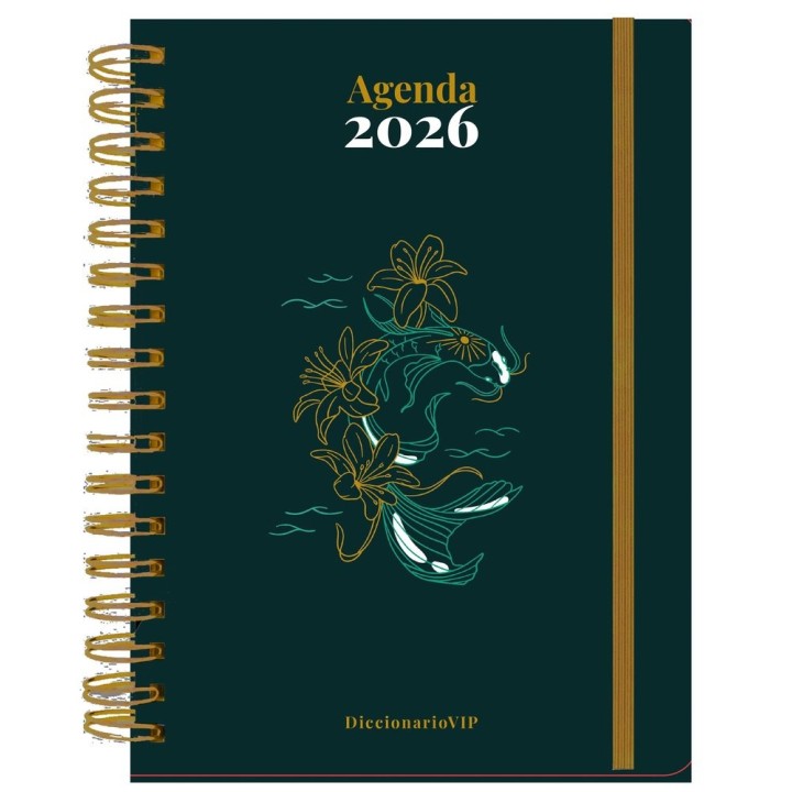 AGENDA ANUAL DIARIA 2026 DICCIONARIOVIP