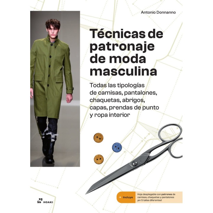 TECNICAS DE PATRONAJE DE MODA MASCULINA