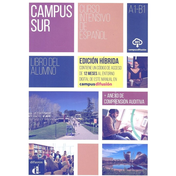 CAMPUS SUR A1 B1 EDICION HIBRIDA EDICION PARA ESTUDIAR