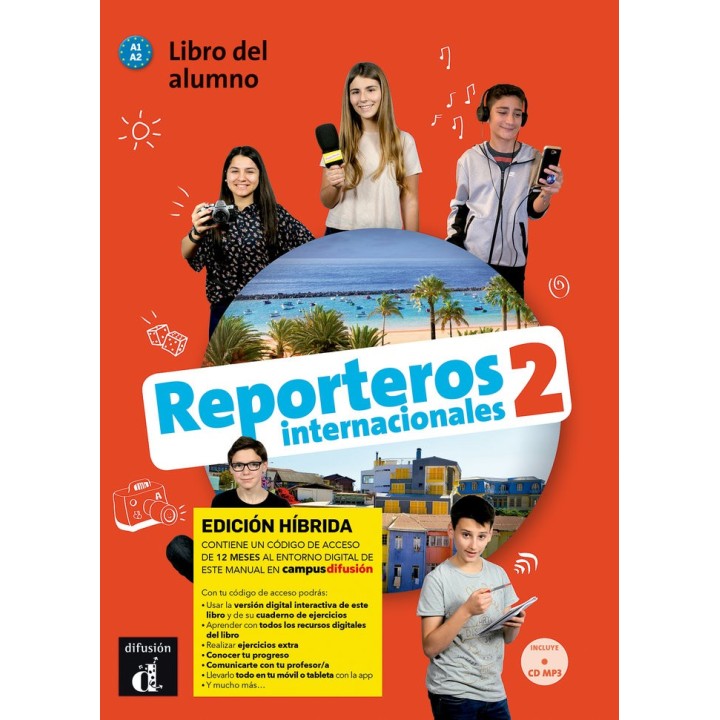 REPORTEROS INTERNACIONALES 2 ED HIBRIDA ALUMNO