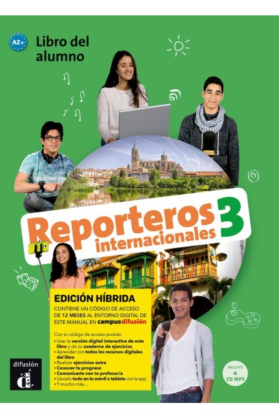 REPORTEROS INTERNACIONALES 3 ED HIBRIDA ALUMNO