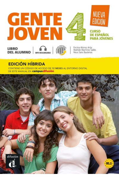 GENTE JOVEN NE 4 ED HIBRIDA LIBRO DEL ALUMNO