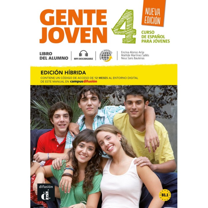 GENTE JOVEN NE 4 ED HIBRIDA LIBRO DEL ALUMNO