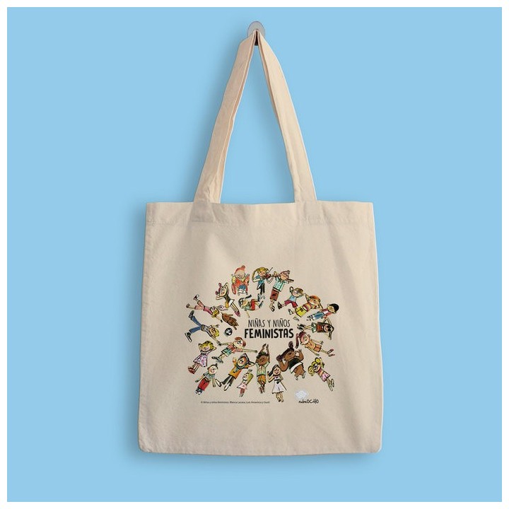 BOLSA DE TELA NIÑAS Y NIÑOS FEMINISTAS