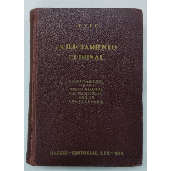 ENJUICIAMIENTO CRIMINAL