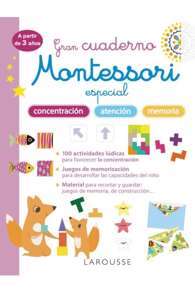 GRAN CUADERNO MONTESSORI ESPECIAL CONCENTRACION, ATENCION Y