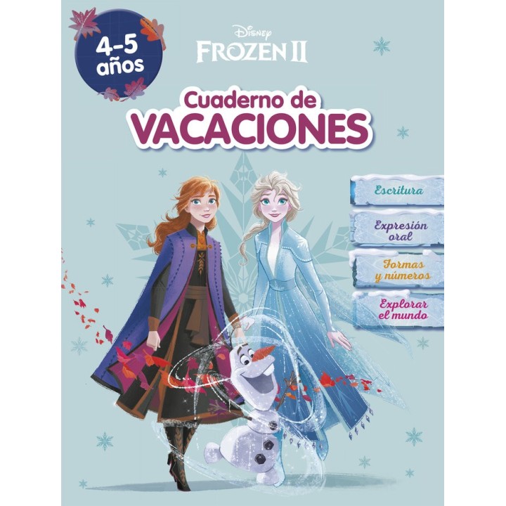 FROZEN. CUADERNO DE VACACIONES (4-5 AÑOS) (DISNEY. CUADERNO DE VACACIONES)