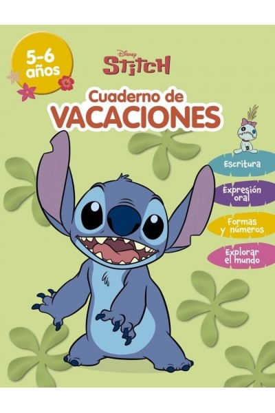 STITCH 5 6 AÑOS DISNEY CUADERNO DE VACACIONES