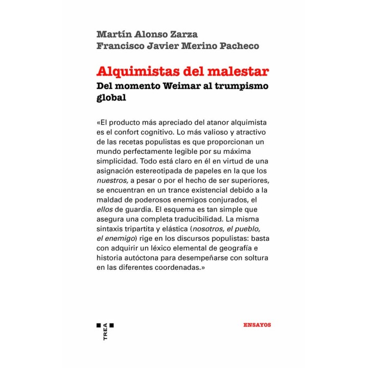 ALQUIMISTAS DEL MALESTAR