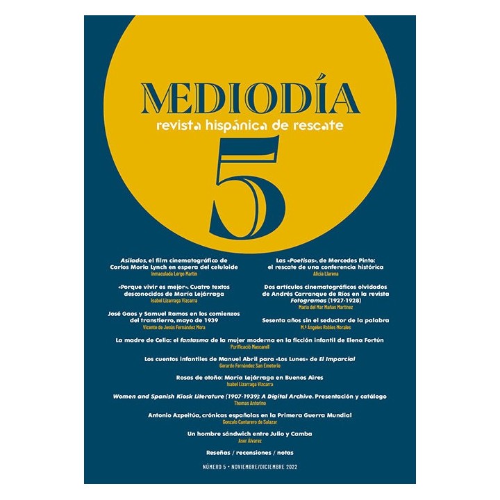 MEDIODIA REVISTA HISPANICA DE RESCATE 5