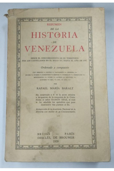 Resumen de La historia De Venezuela.