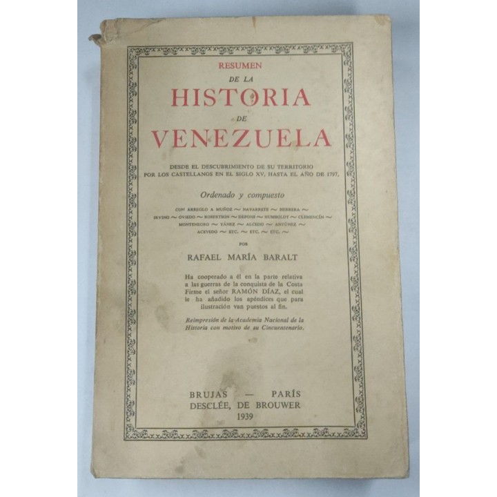 Resumen de La historia De Venezuela.