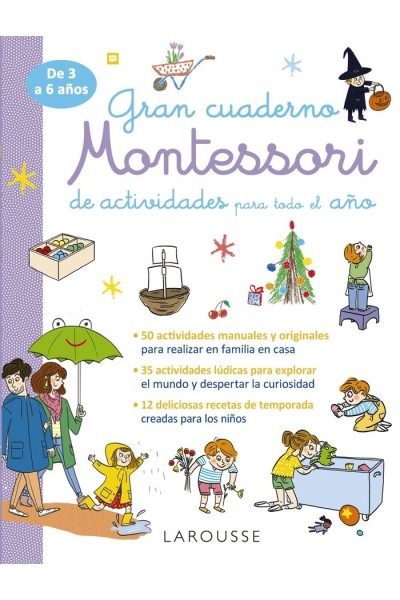 GRAN CUADERNO MONTESSORI DE ACTIVIDADES PARA TODO EL AÑO