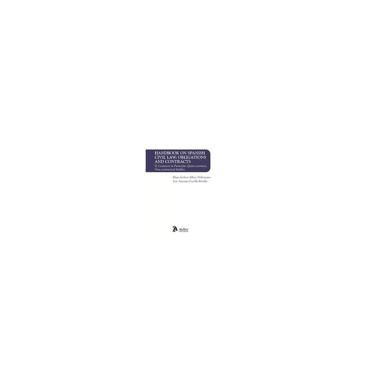 HANDBOOK ON SPANISH CIVIL LAW OBLIGATIONS AND CONTRACTS V 2