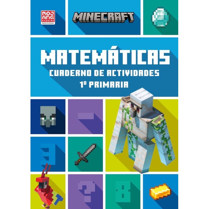 MINECRAFT OFICIAL CUADERNO DE ACTIVIDADES MATEMATICAS 1.º