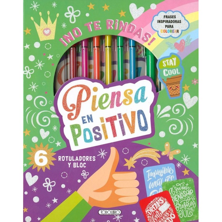 NO TE RINDAS PIENSA EN POSITIVO