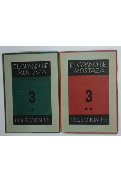 COLECCIÓN FE Tomo 3. El Grano de Mostaza (2 Volumenes)