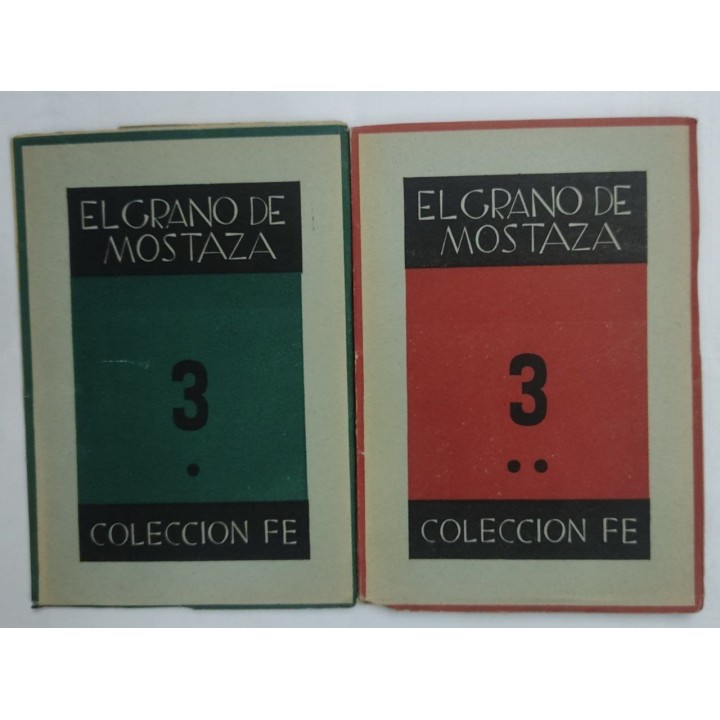 COLECCIÓN FE Tomo 3. El Grano de Mostaza (2 Volumenes)