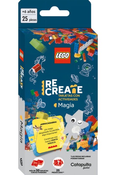 LEGO RECREATE MAGIA CONSTRUCCION TARJETAS CON ACTIVIDADES