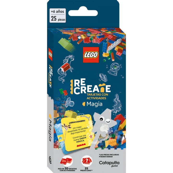LEGO RECREATE MAGIA CONSTRUCCION TARJETAS CON ACTIVIDADES