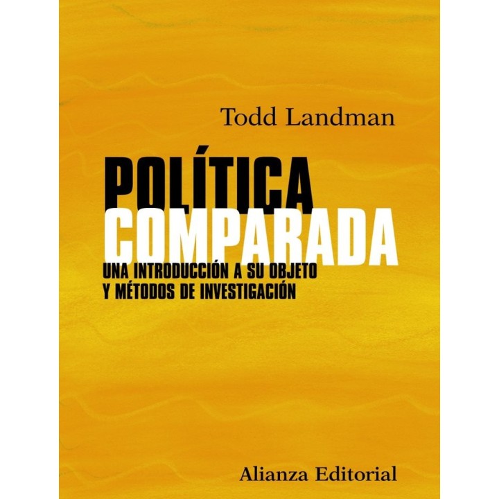 POLITICA COMPARADA INTRODUCCION A SU OBJETO Y METODOS INV