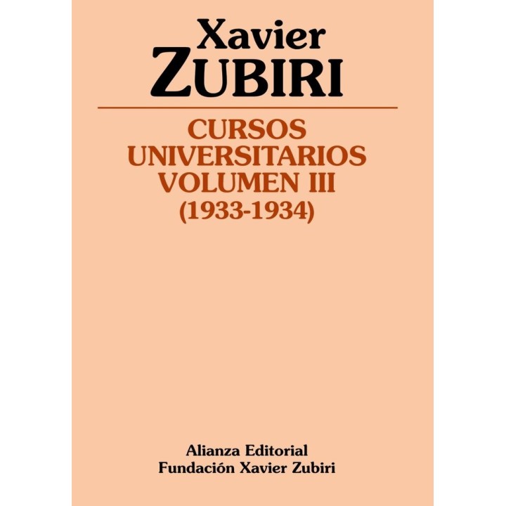 CURSOS UNIVERSITARIOS. VOLUMEN III (1933-1934)