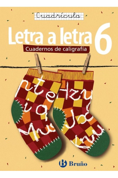 CALIGRAFIA LETRA A LETRA 6 CUADRICULA BRULEN29E