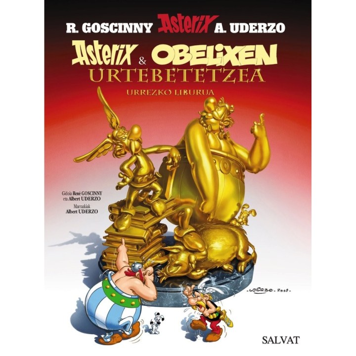 ASTERIX ETA OBELIXEN URTEBETETZEA URREZKO LIBURUA
