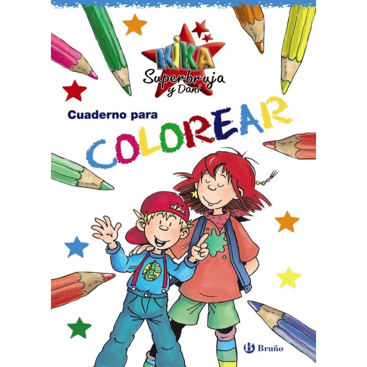 KIKA SUPERBRUJA CUADERNO PARA COLOREAR