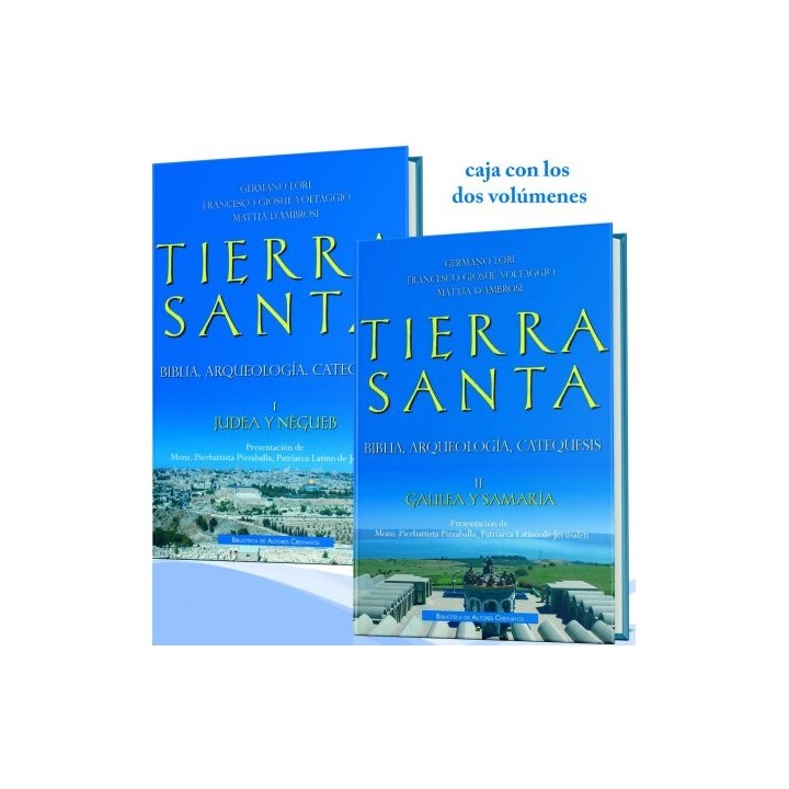 TIERRA SANTA BIBLIA ARQUEOLOGIA CATEQUESIS (2 VOLUMENES)