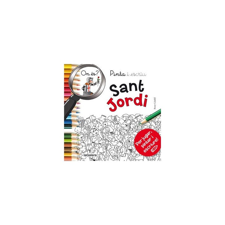 PINTA I ESCRIU ON ES SANT JORDI