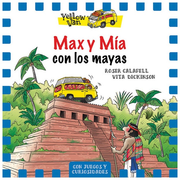 YELLOW VAN 14 MAX Y MIA CON LOS MAYAS