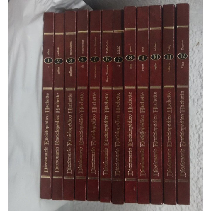 Diccionario enciclopédico Hachette. 12 Tomos (Obra Completa)