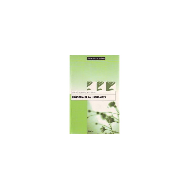 FILOSOFIA DE LA NATURALEZA