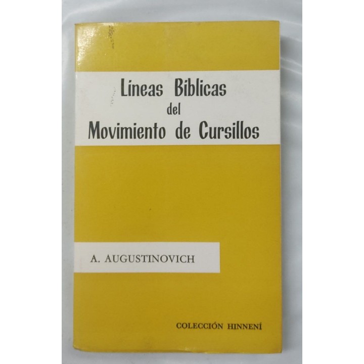 Lineas Biblicas del Movimiento de Cursillos