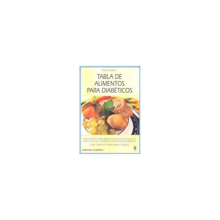 TABLA DE ALIMENTOS PARA DIABETICOS