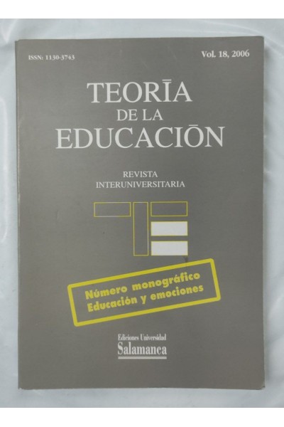 Teoria de la Educacion. Revista interuniversitaria Vol 18, 2006