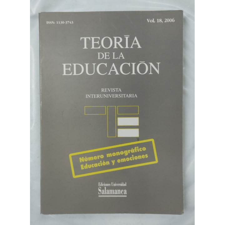Teoria de la Educacion. Revista interuniversitaria Vol 18, 2006
