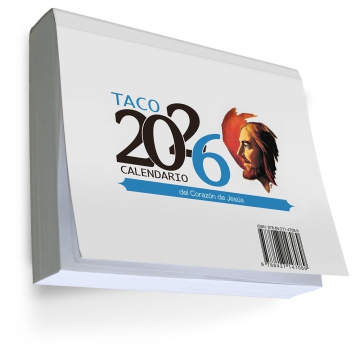 TACO 2026 CALENDARIO DEL CORAZON DE JESUS NOTAS SIN SOPORTE