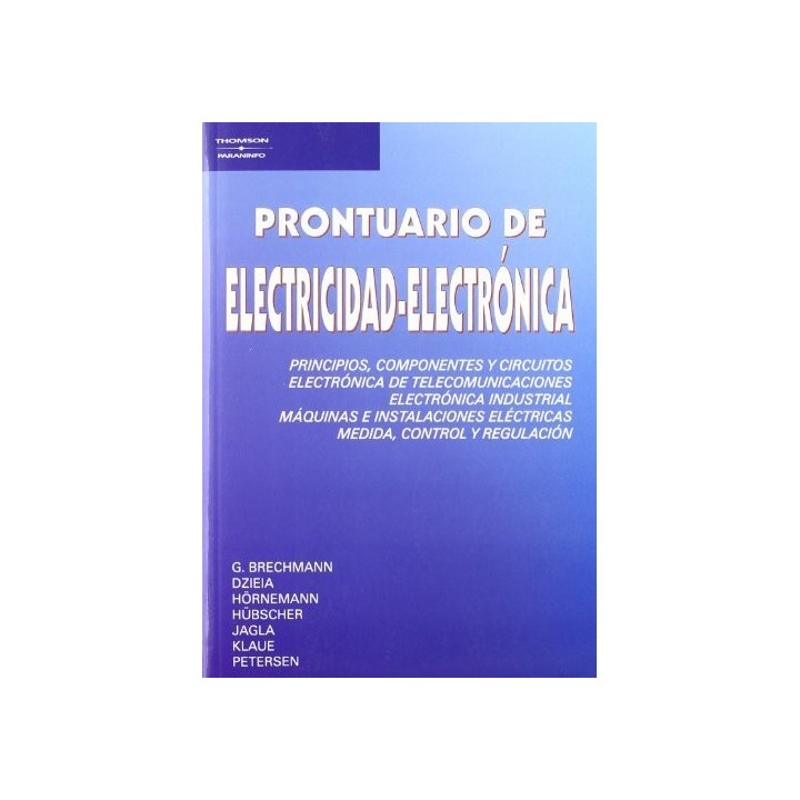 PRONTUARIO ELECTRICIDAD ELECTRONICA