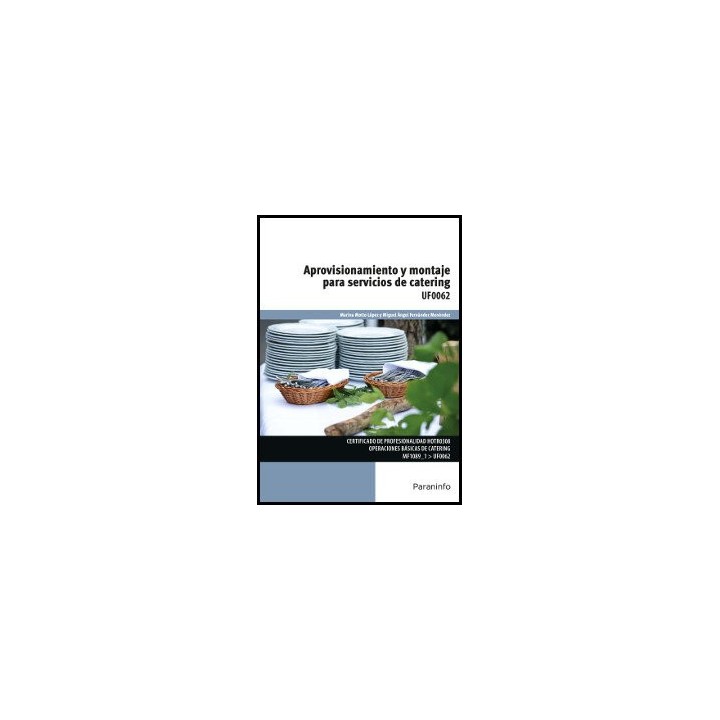 APROVISIONAMIENTO Y MONTAJE PARA SERVICIOS DE CATERING