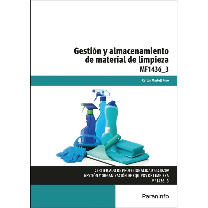 GESTION Y ALMACENAMIENTO DE MATERIAL DE LIMPIEZA
